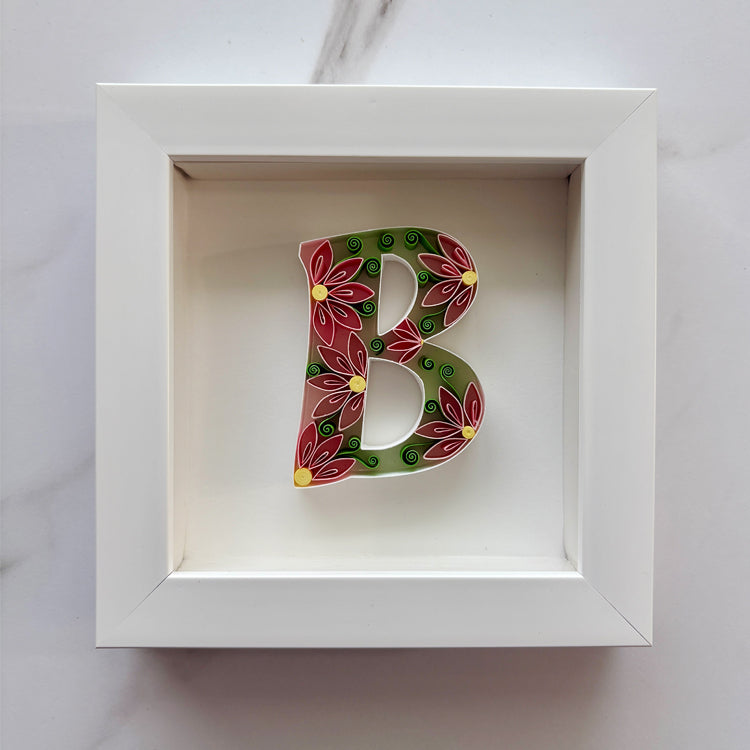 Floral Letter B