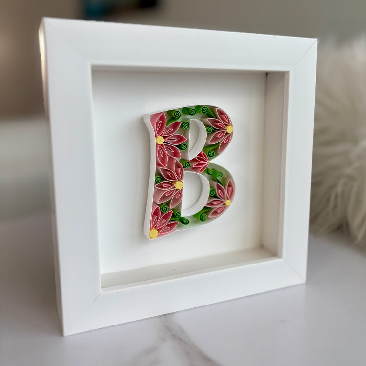 Floral Letter B