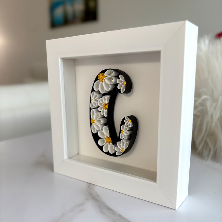 Letter C in Daisies