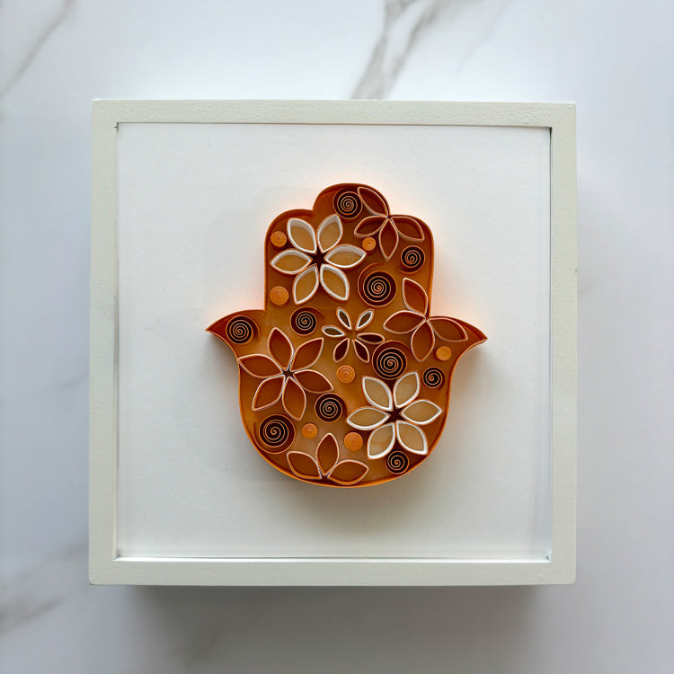 Orange Hamsa