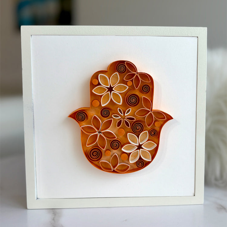 Orange Hamsa