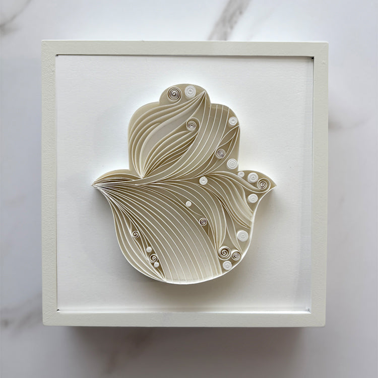 Mesmerizing White Hamsa