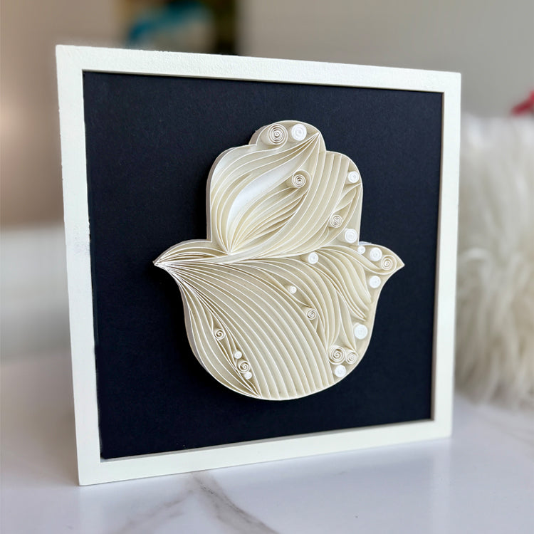 Mesmerizing White Hamsa