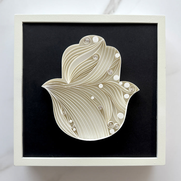Mesmerizing White Hamsa