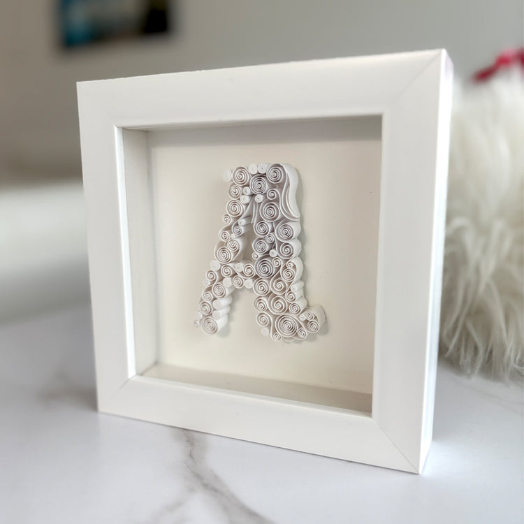 Lace Letter A
