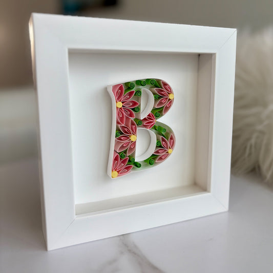 Floral Letter B