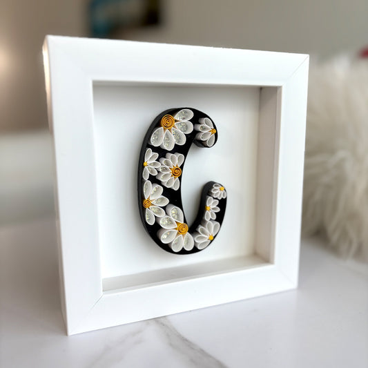 Letter C in Daisies