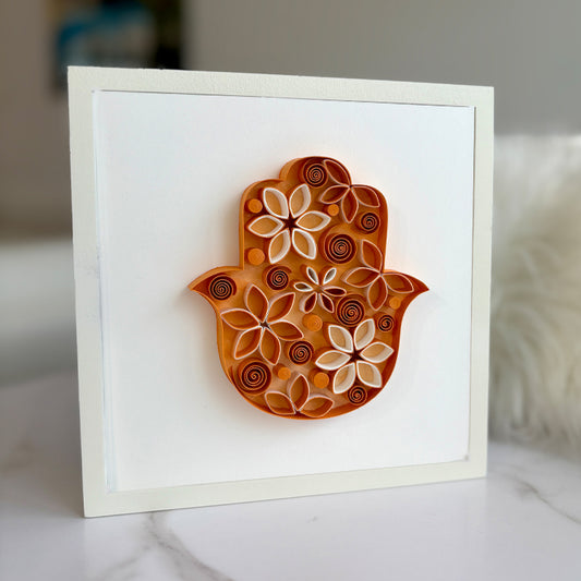 Orange Hamsa