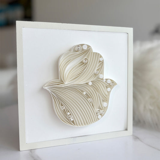 Mesmerizing White Hamsa